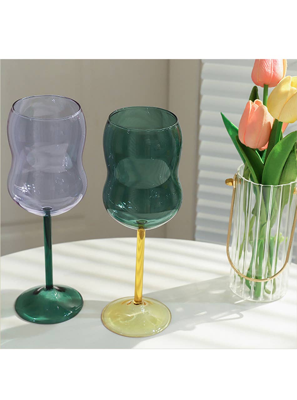 Bubble Wine Glass