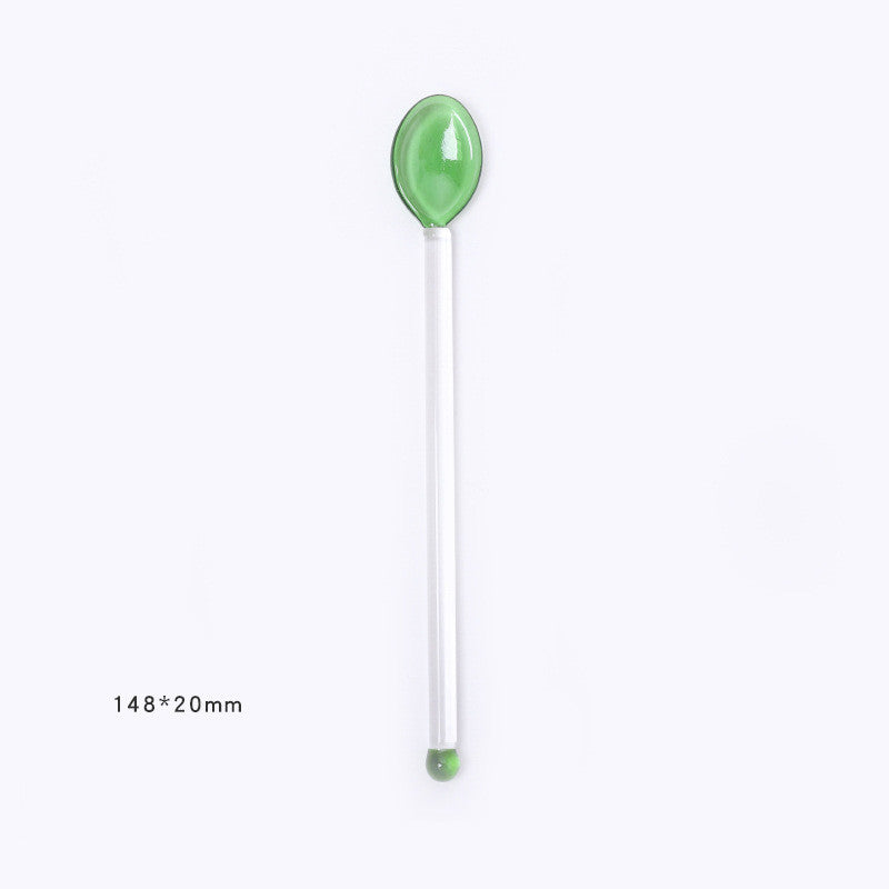 Color Pop Glass Spoon