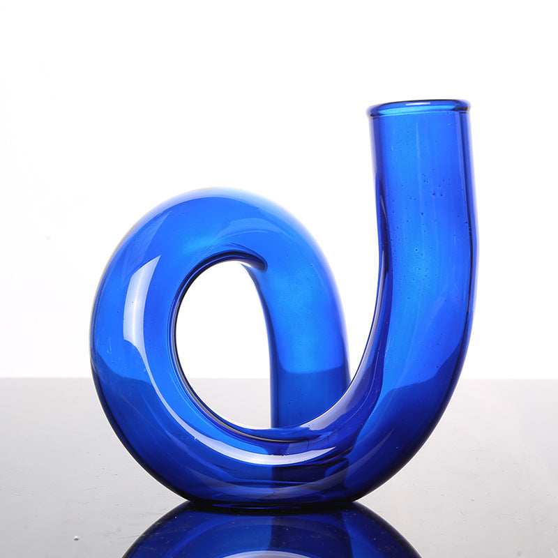 Mod Twirl Glass Vase - Bold