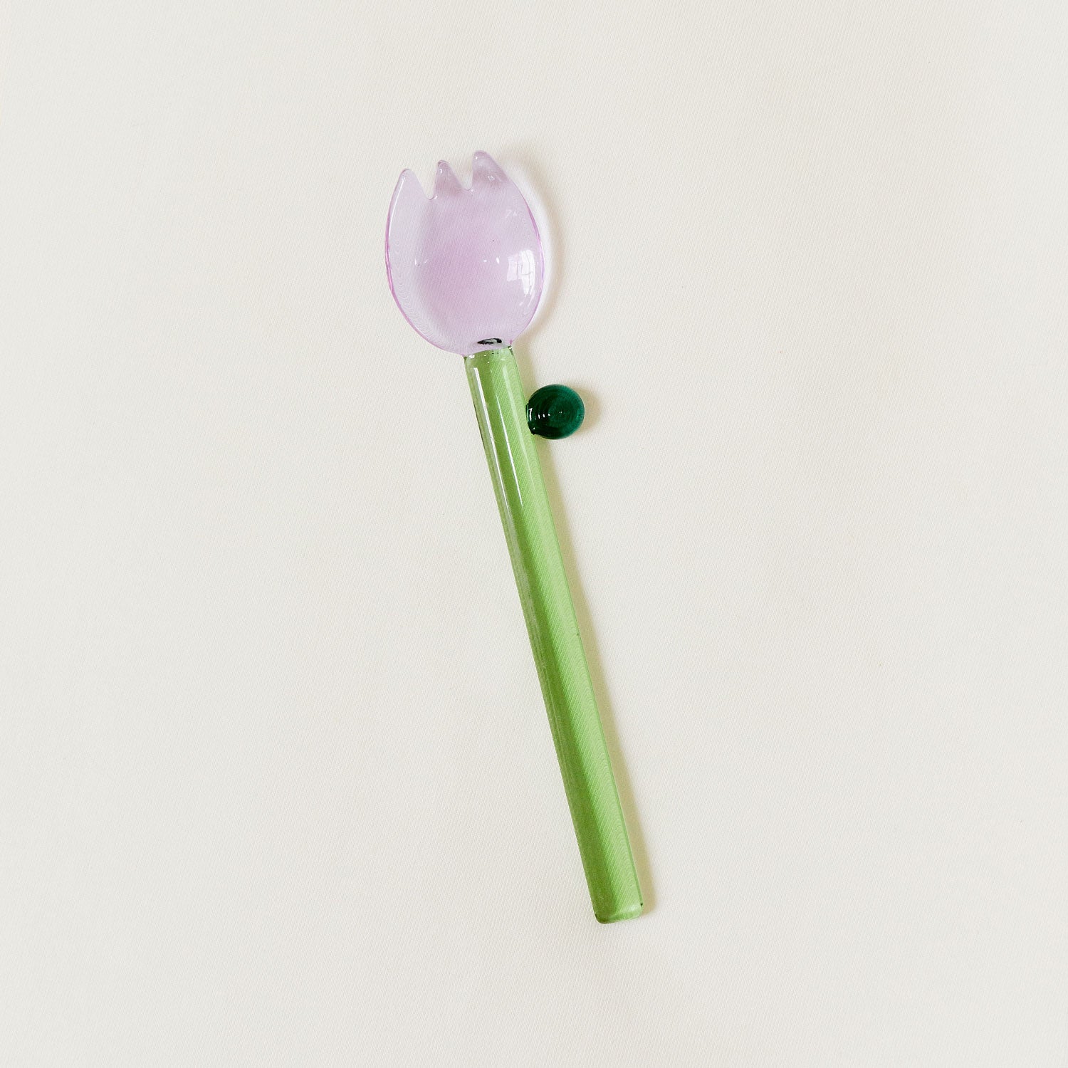 Flower Power Glass Stirring Spoon
