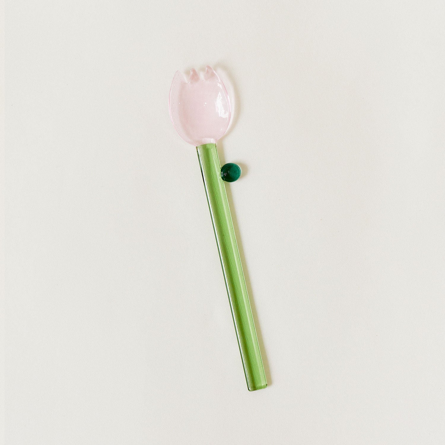 Flower Power Glass Stirring Spoon