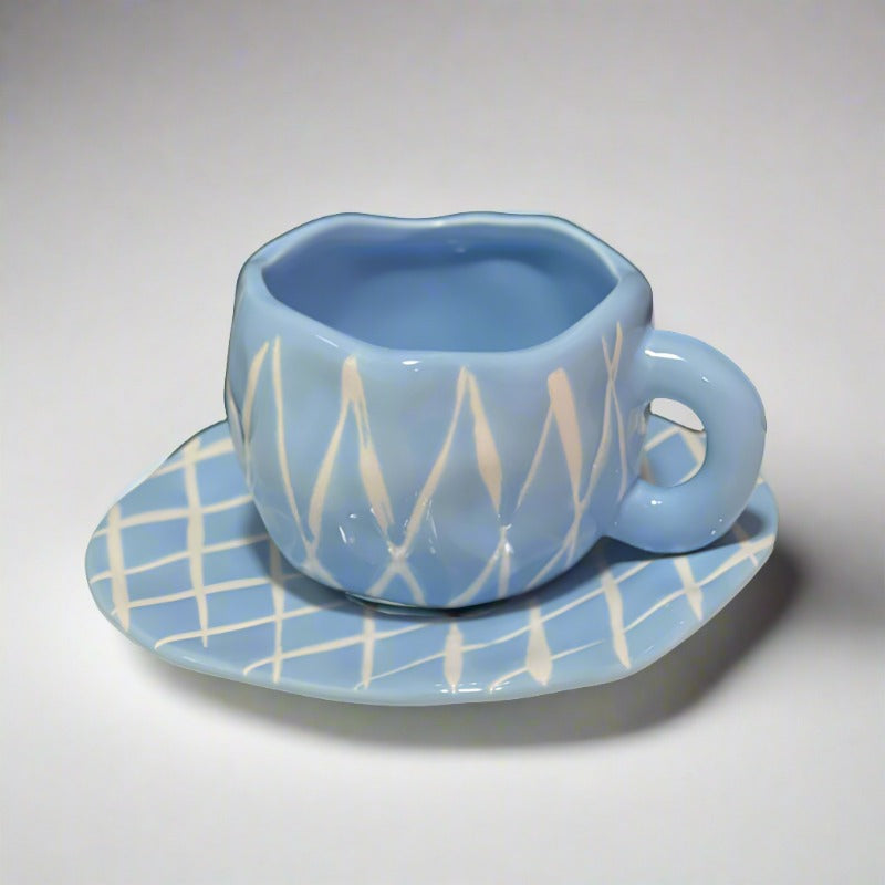 Auroura Hand-painted Coffee Cup Set
