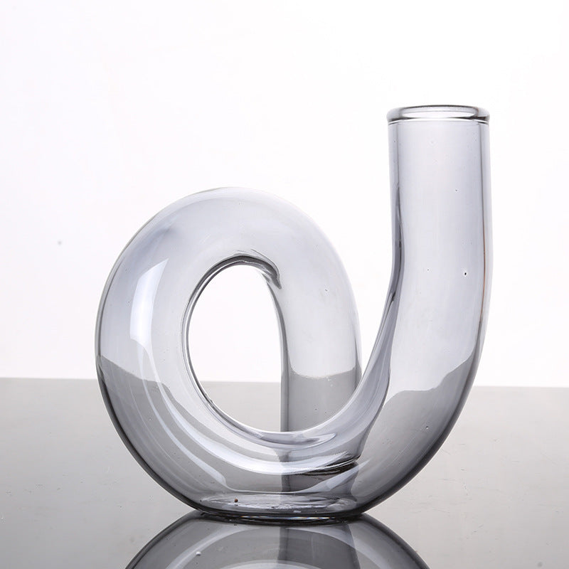 Mod Twirl Glass Vase - Bold