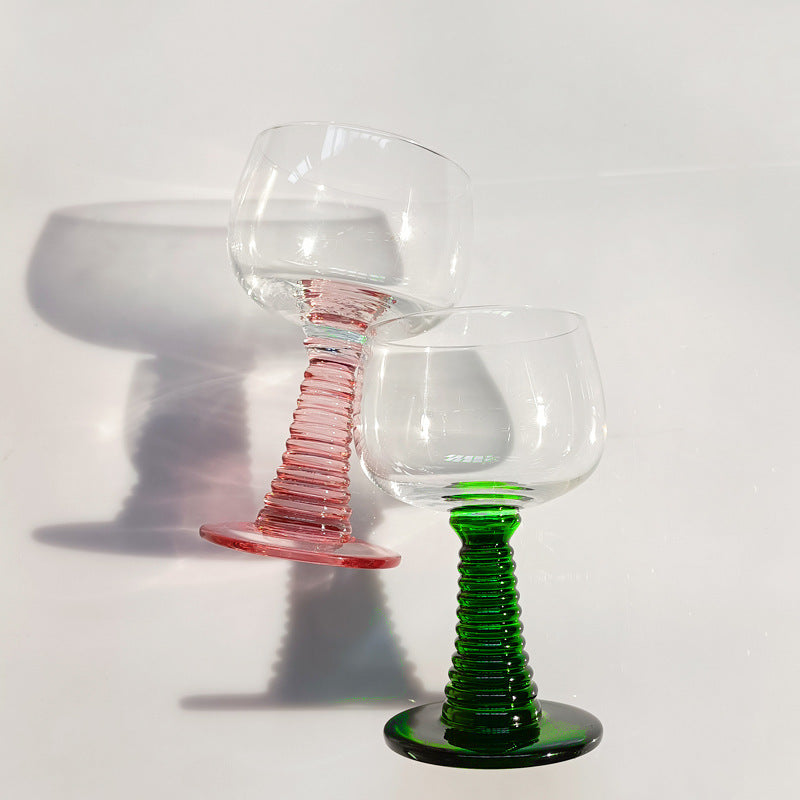 Vintage French Glass Goblet