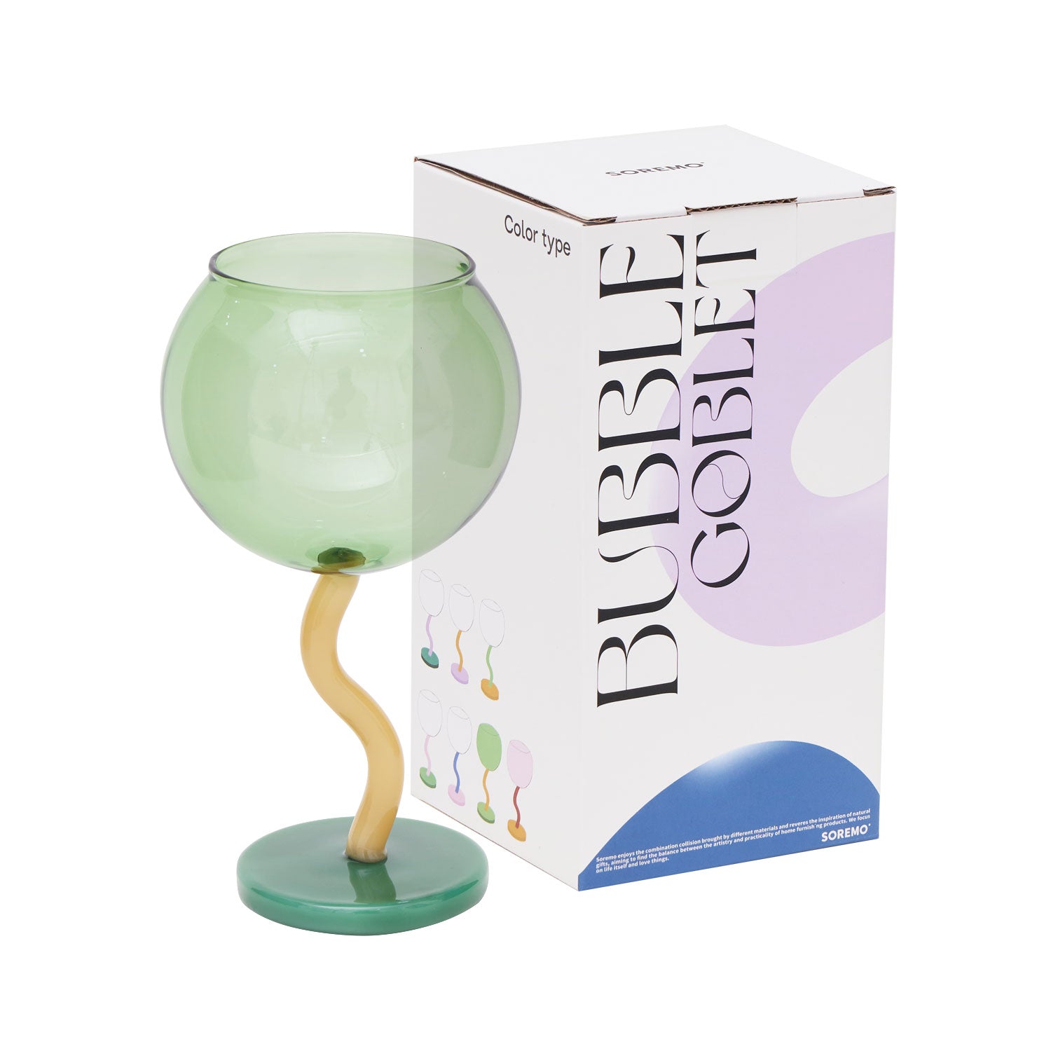 Bubble Deco Wine Glass