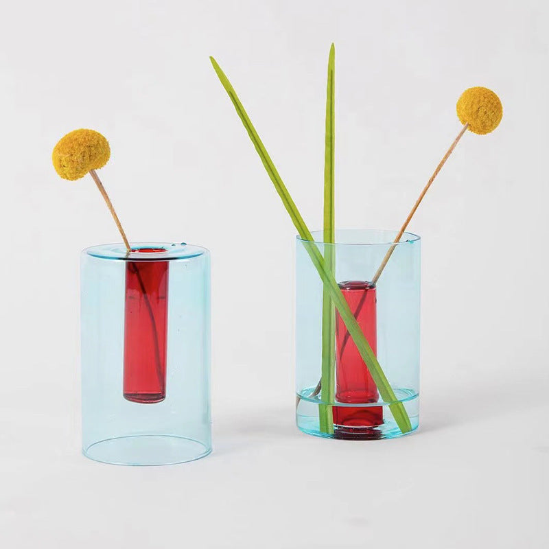 Retro Bud Glass Vase