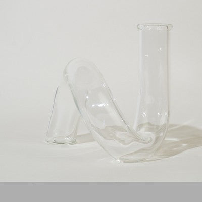 Mod Twirl Glass Vase