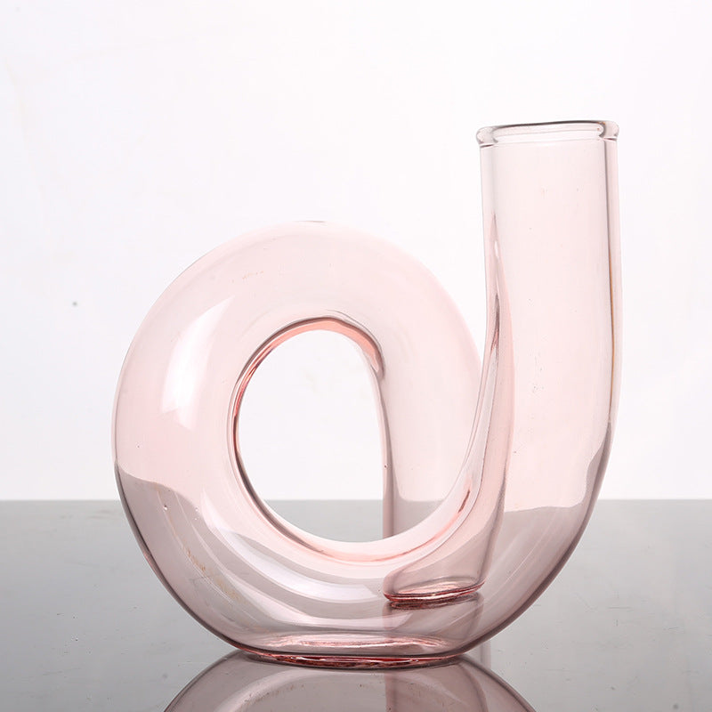 Mod Twirl Glass Vase - Bold