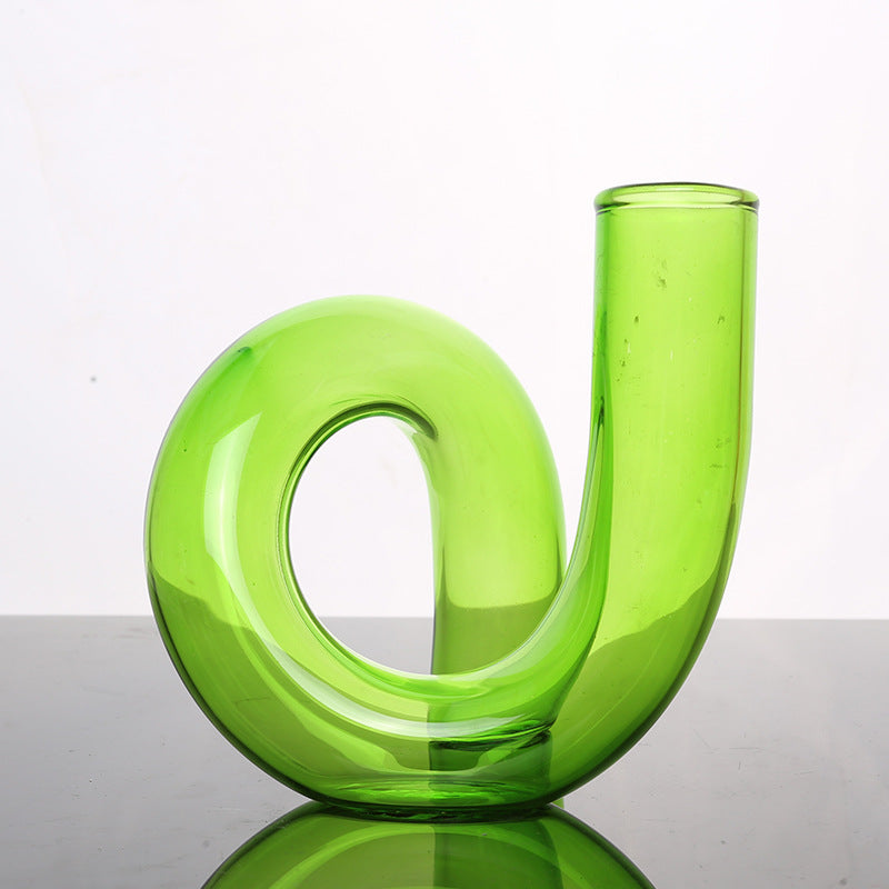 Mod Twirl Glass Vase - Bold