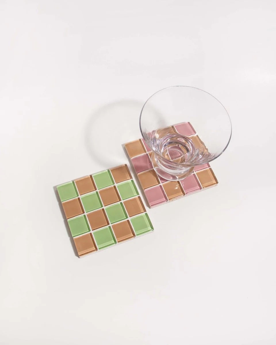 Glass Tile Coaster